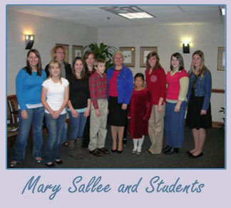 Mary Sallee and Students